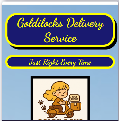 Goldilocks Delivery Service Webpage